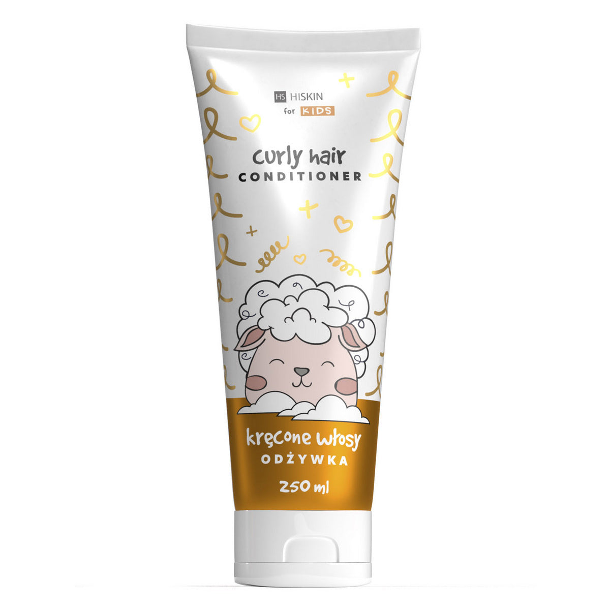 HISKIN vaikams Garbanotų plaukų kondicionierius 250 ml