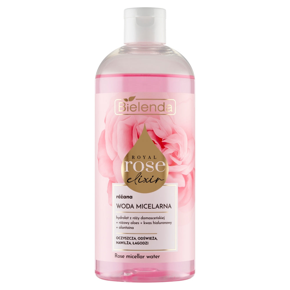 BIELENDA Royal Rose Elixir Rūgštinė micelinė vanduo 400 ml