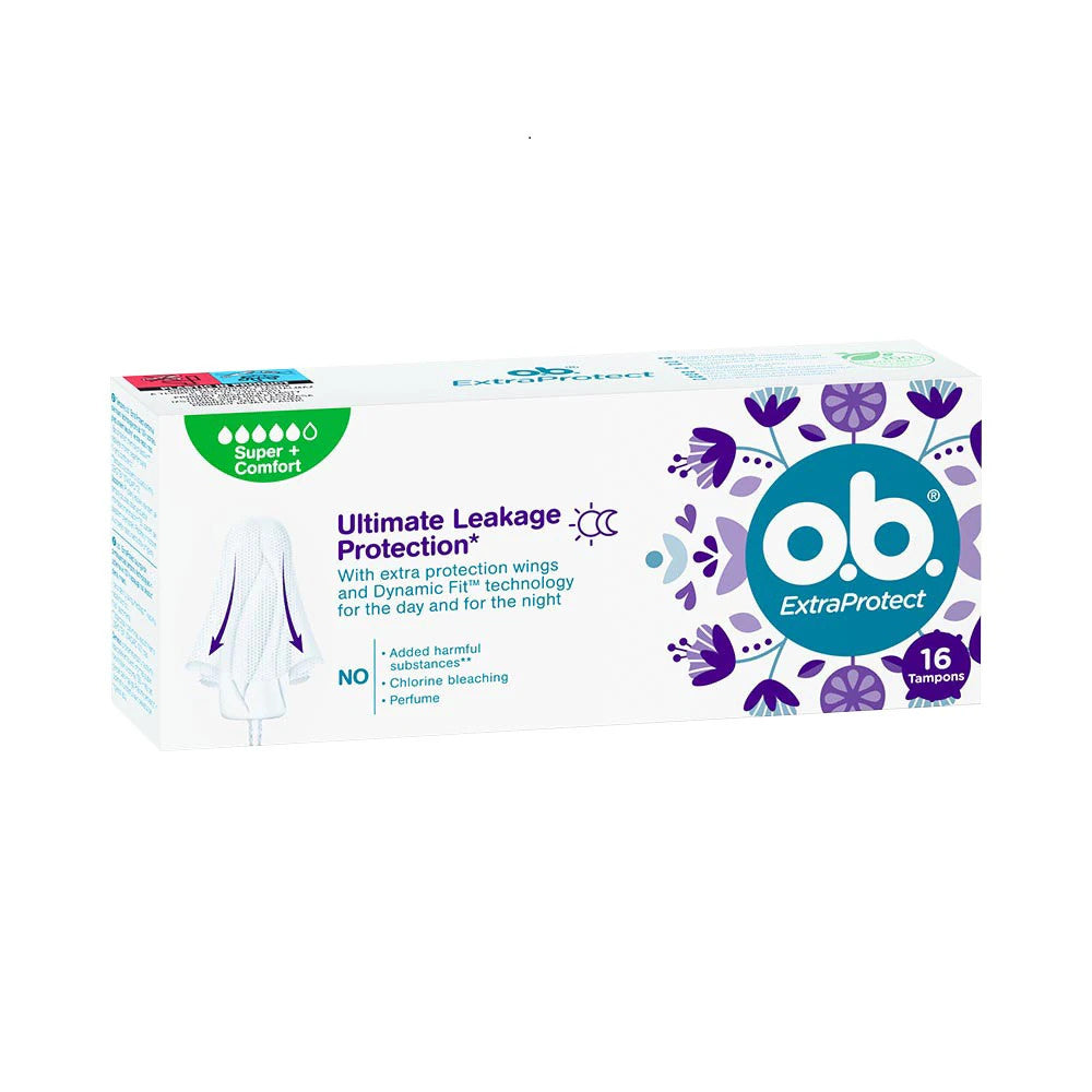 JOHNSON OB Extra Protect tamponai SUPER PLUS 16 vnt.
