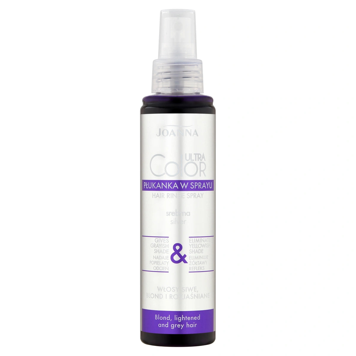 JOANNA Ultra Color Sidabrinė plaukų skalavimo priemonė purškimo būdu 150 ml