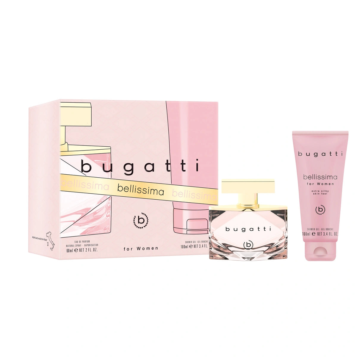 BUGATTI Dovana moterims Bellissima (kvepalai 60ml + dušo gelis 100ml)