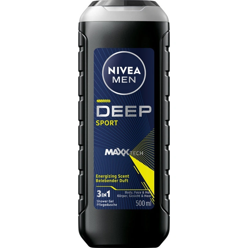 NIVEA Dušo gelis Vyrams Deep Sport 500 ml
