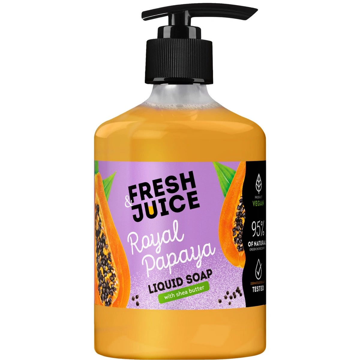 FRESH JUICE Skystis muilas Karališkoji Papaja 460 ml