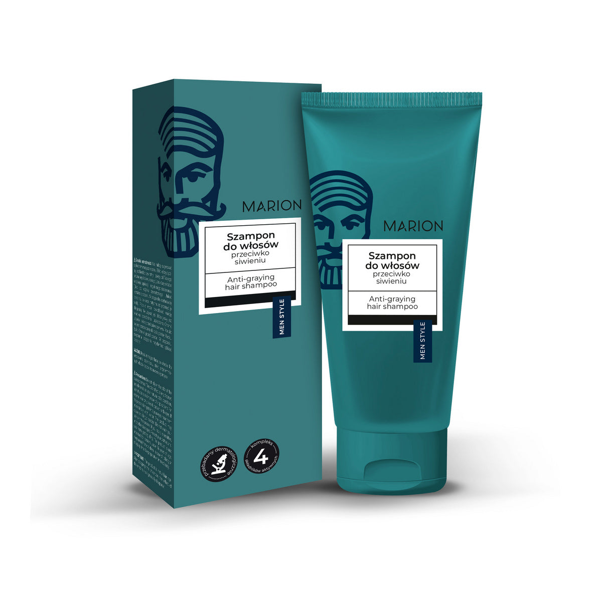 MARION Men Style Šampūnas plaukams prieš žilimą 150 ml