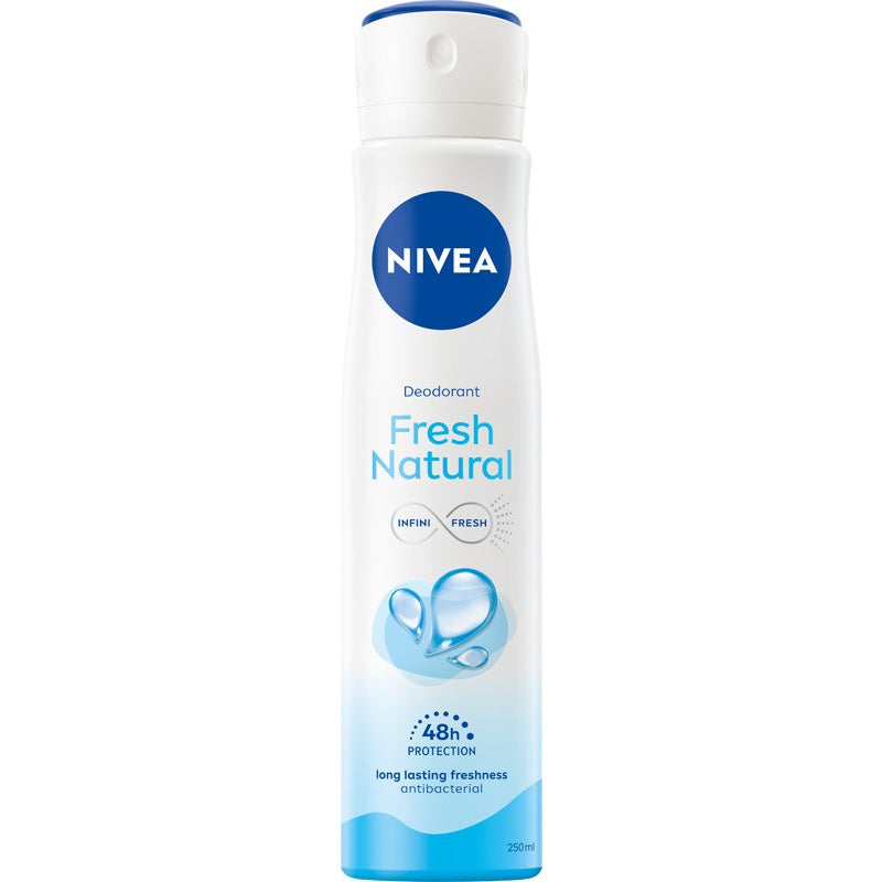 NIVEA Moteriškas dezodorantas purškiklis Fresh Natural 250 ml