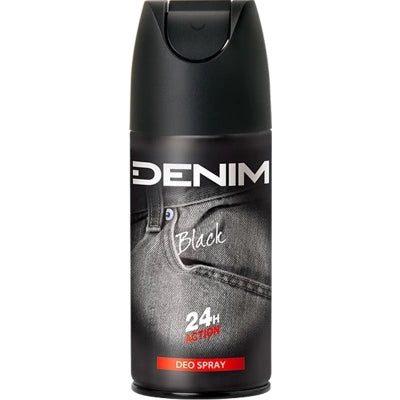 DENIM Deodorantas purškiklis Black 150ml