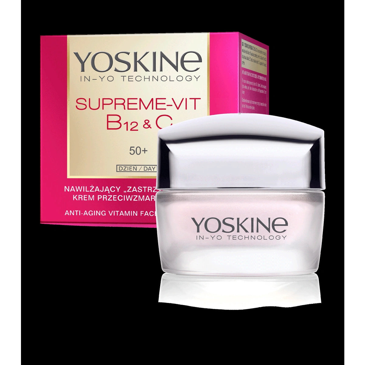 YOSKINE Supreme Vit B12 & C 50+ Drėkinantis kremas nuo raukšlių dienai 50 ml