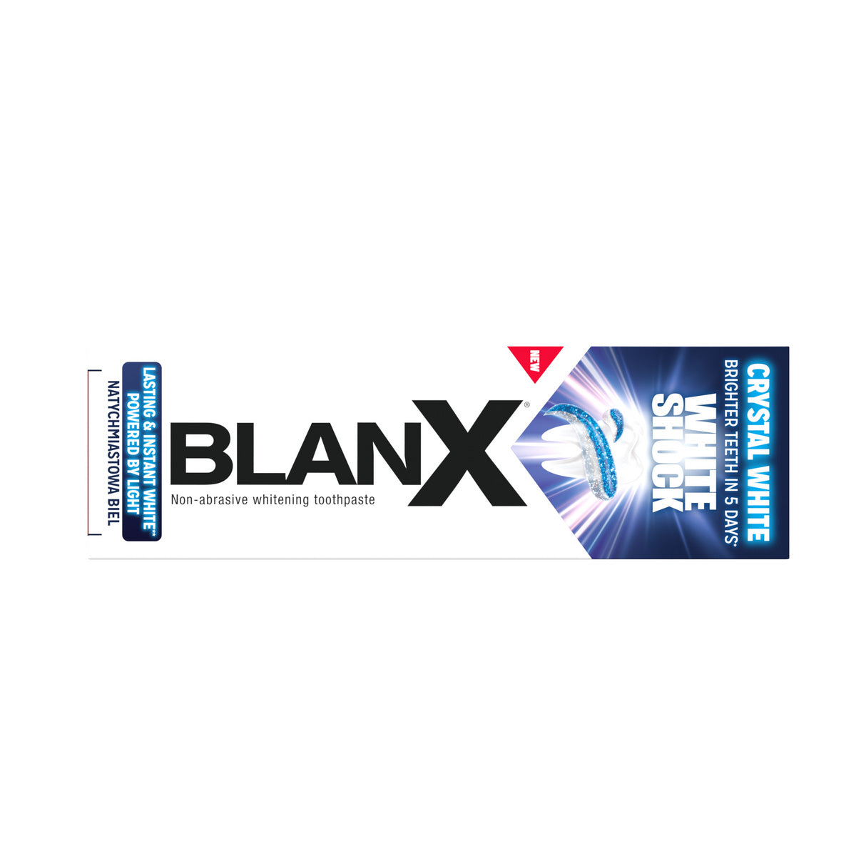 BLANX White Shock Dantų pasta - Nedelsiantinė balta 75ml