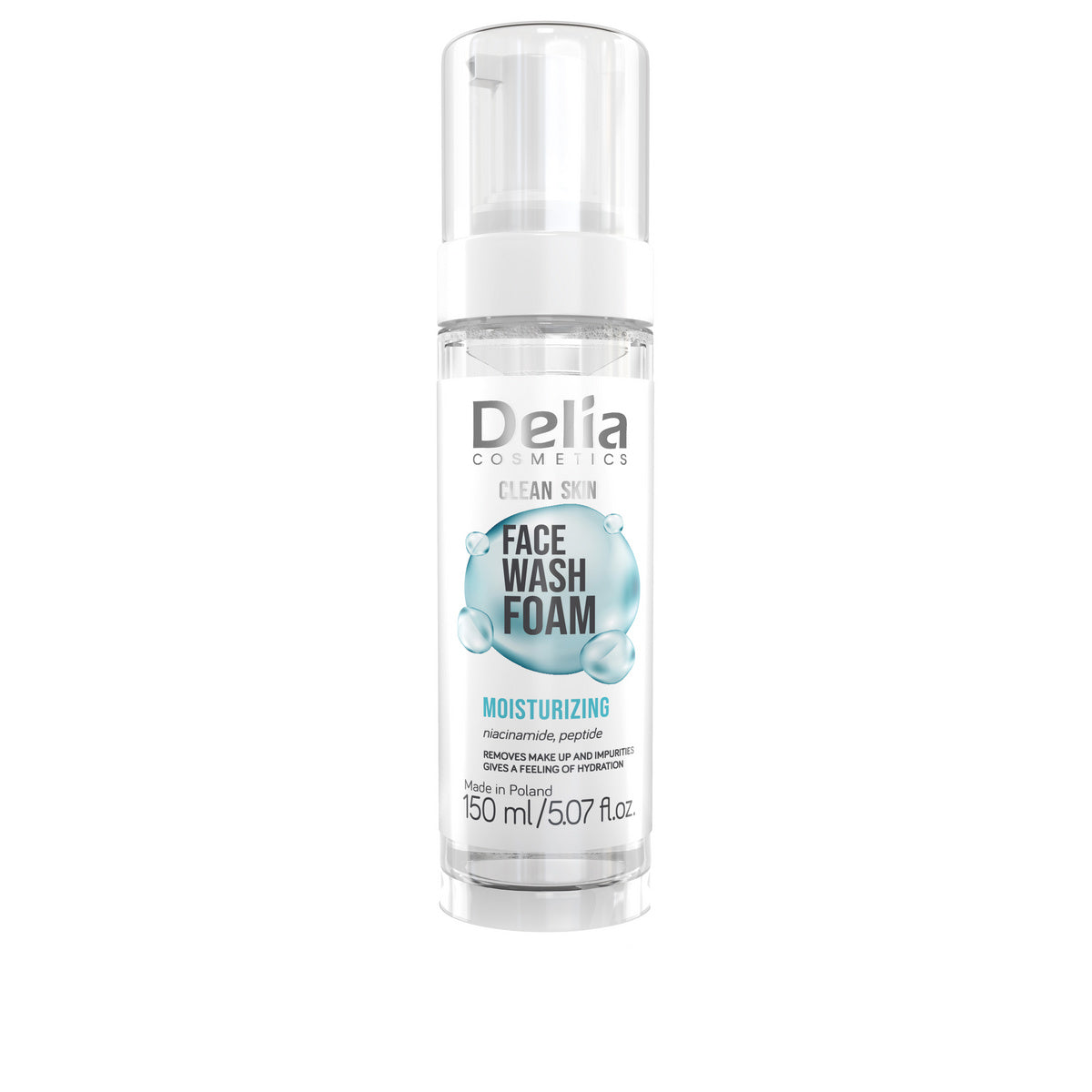 DELIA Clean Skin Drėkinamoji-normalizuojanti putos 150 ml