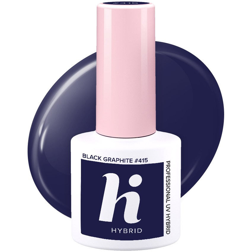HI HYBRID Hibridinis lakas Date #415 Black Graphite 5 ml