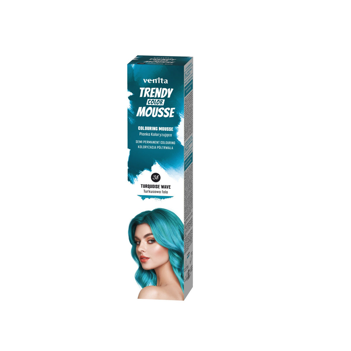 VENITA Trendy Color Mousse Plaukų dažai - 38 Turkio banga 75ml
