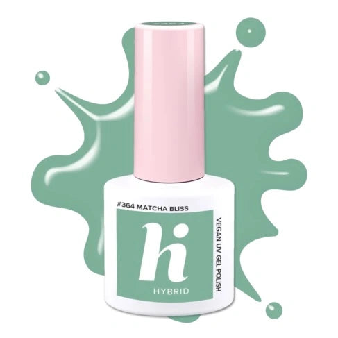 HI HYBRID HEMA Free hibridinis nagų lakas Coffeehouse #364 Matcha Bliss 5 ml