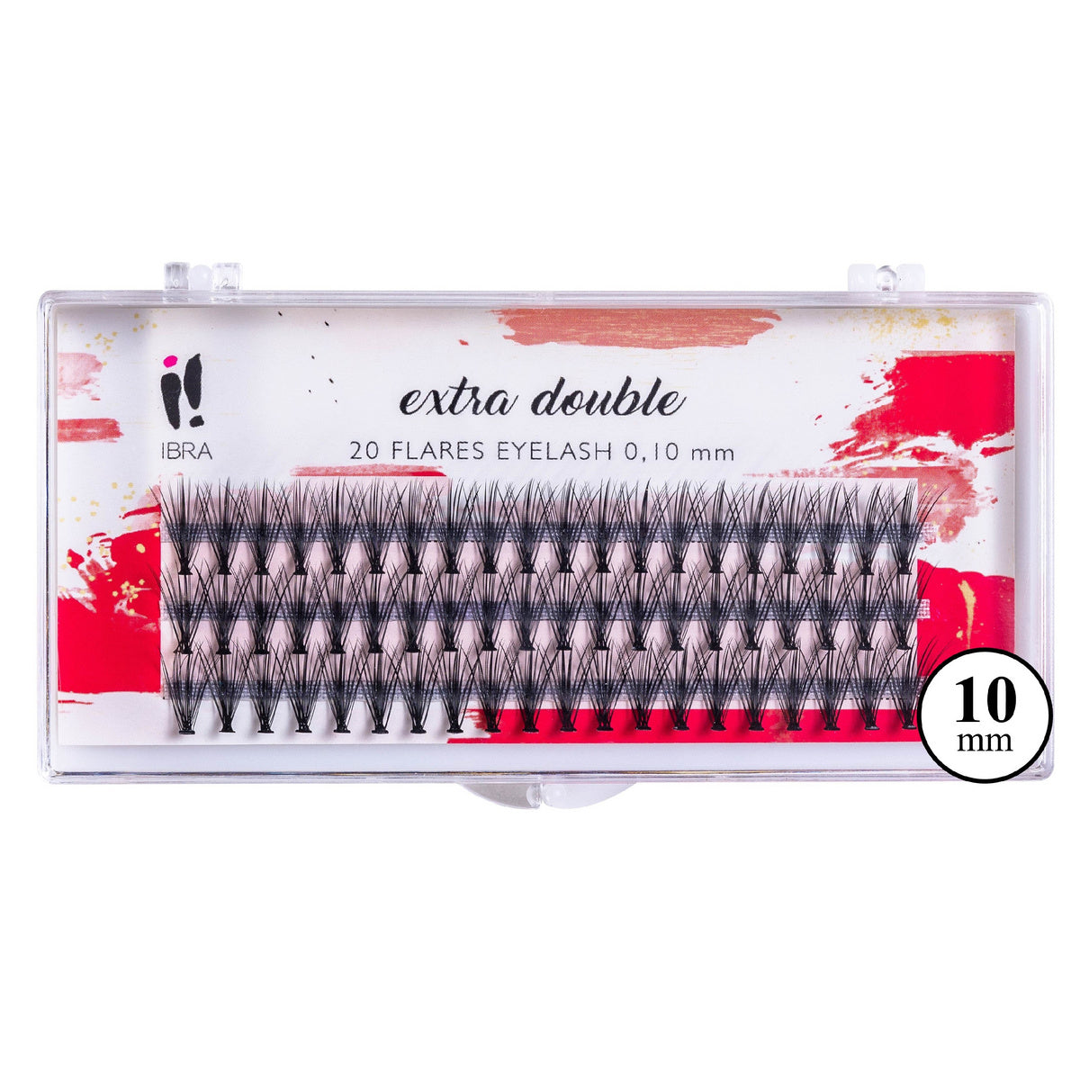 IBRA Kępki blakstienų EXTRA DOUBLE C-0.10 - 10mm 1vnt.