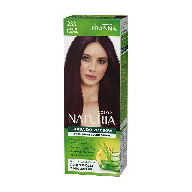 JOANNA Naturia Color Plaukų dažai nr. 233 Gilus burgundas