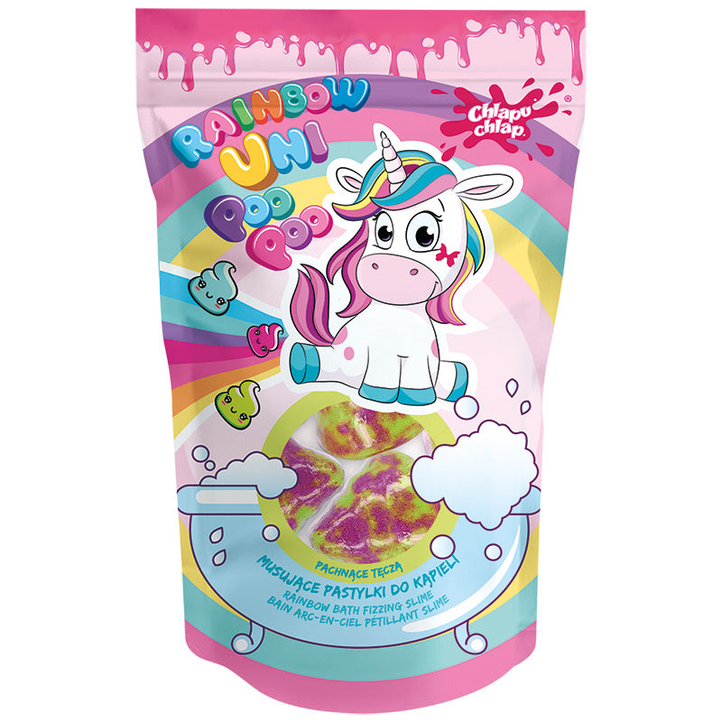 CHLAPU CHLAP Putojančios dviejų spalvų vonios tabletės - žalios su vynuogių kvapu