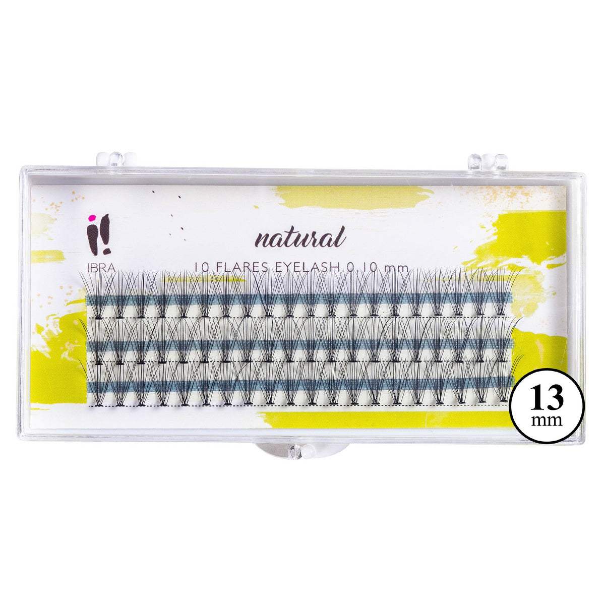 IBRA Pluošteliai blakstienoms NATURALS 0.10-C-13mm 1 pak.