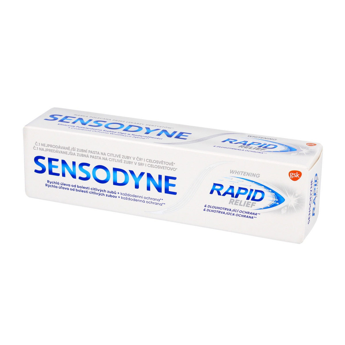 GSK Sensodyne Dantų pasta Whitening Rapid Relief 75ml