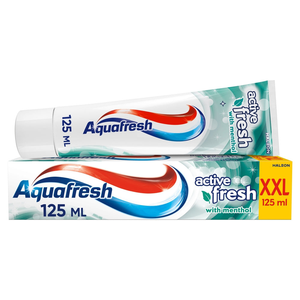 AQUAFRESH Active Fresh Dantų pasta su mentolu 125 ml (XXL)