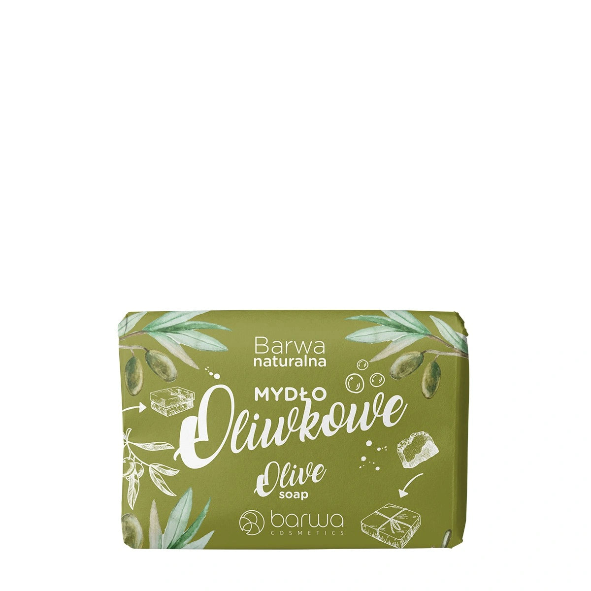 BARWA Natūralus muilas plytelėje Olive 100g
