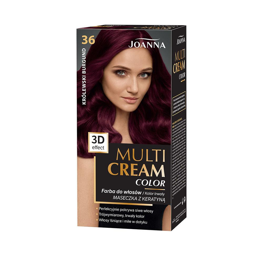 JOANNA Multi Cream Color Plaukų dažai Karališkas burgundas 36