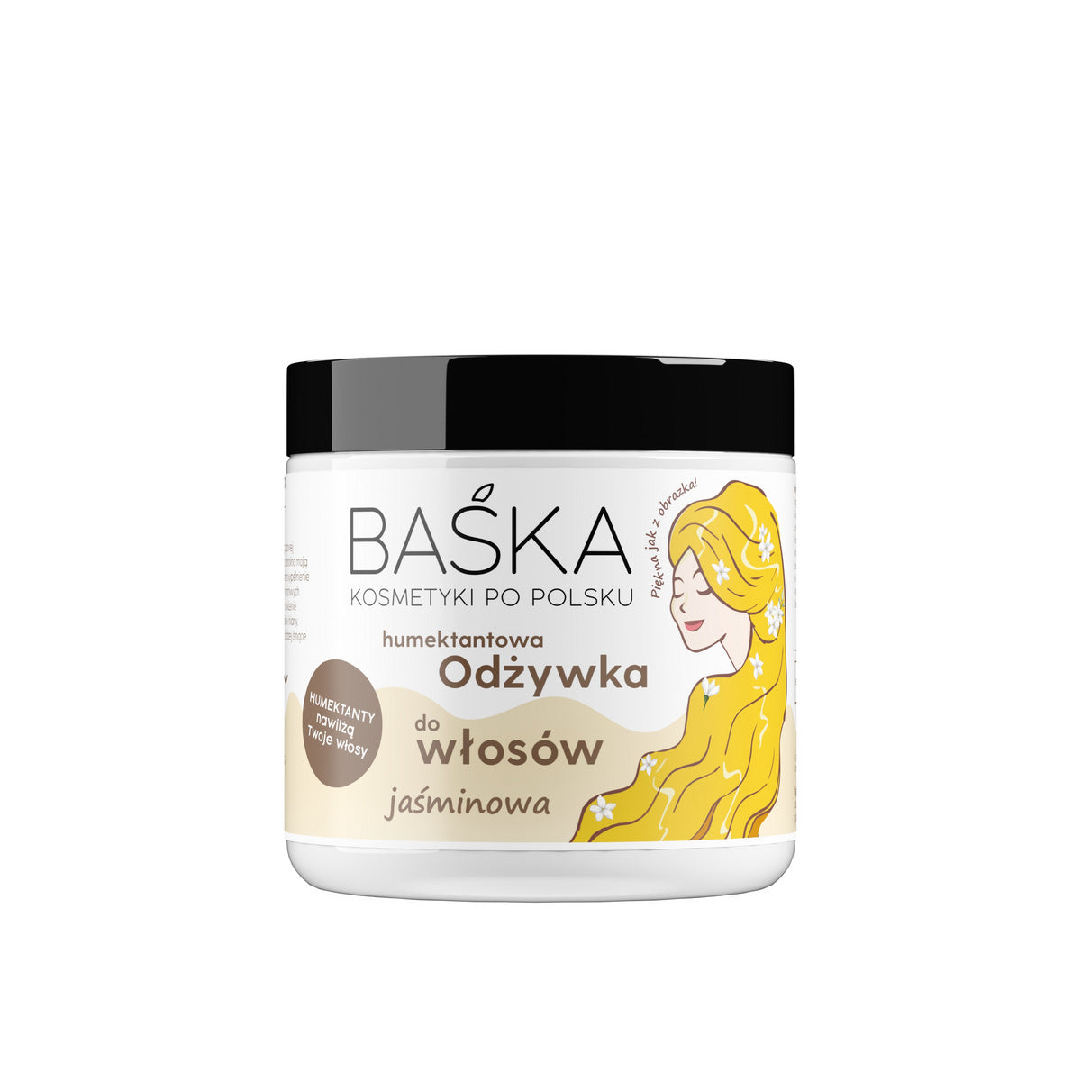 BAŚKA Humektantinė plaukų kaukė - jazminų 250 ml