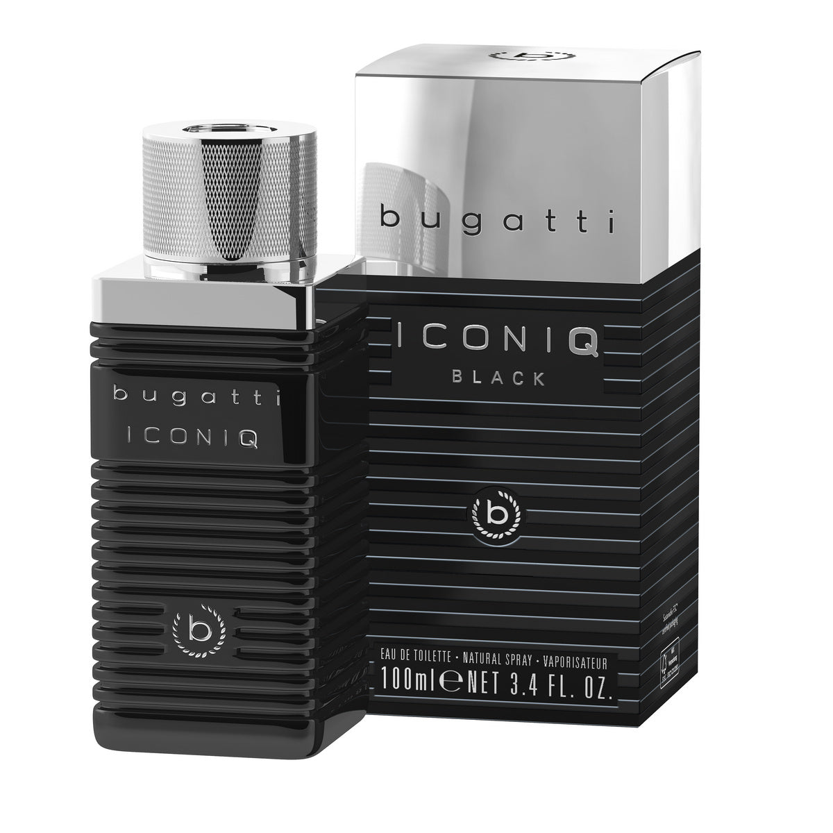 BUGATTI Iconiq Black Tualetinis vanduo vyrams 100 ml