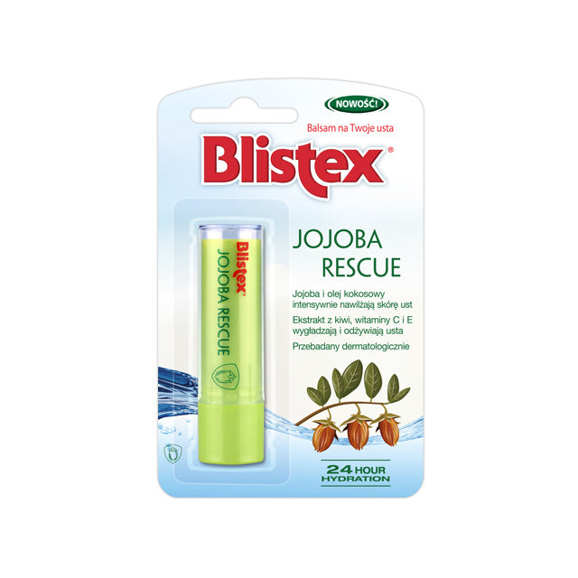 BLISTEX Drėkinamasis lūpų balzamas Jojoba Rescue 3.7g