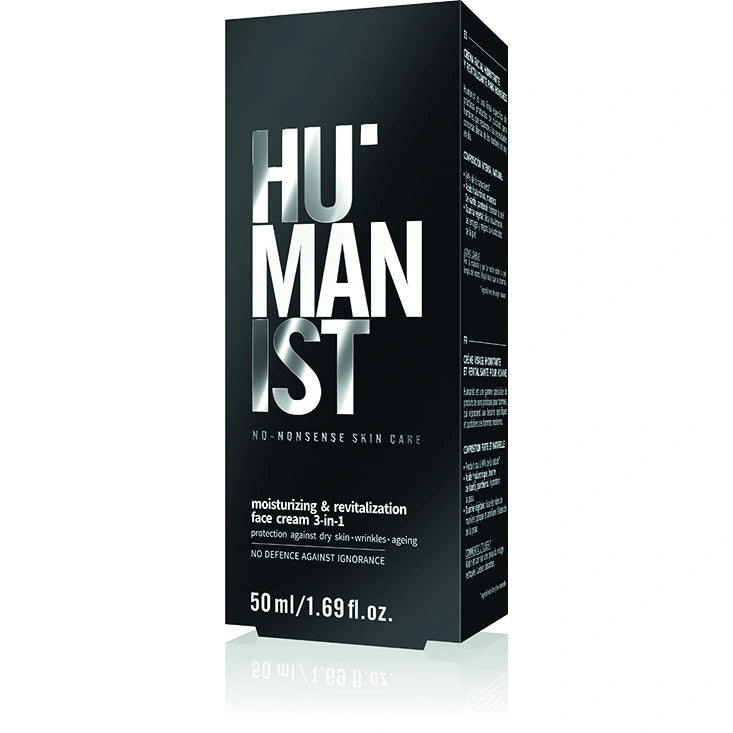 DELIA COSMETICS Humanist Drėkinamasis-atnaujinamasis veido kremas 3in1 vyrams 50 ml