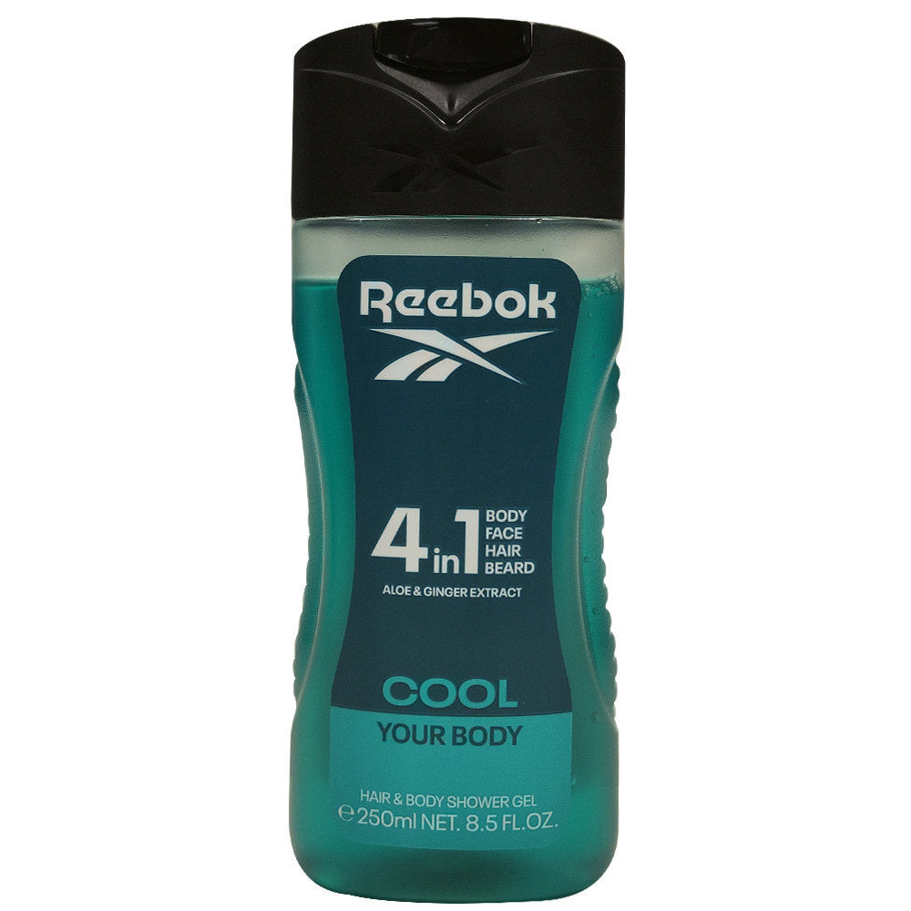 REEBOK Cool Your Body 4w1 Gelis po dušą vyrams 250 ml