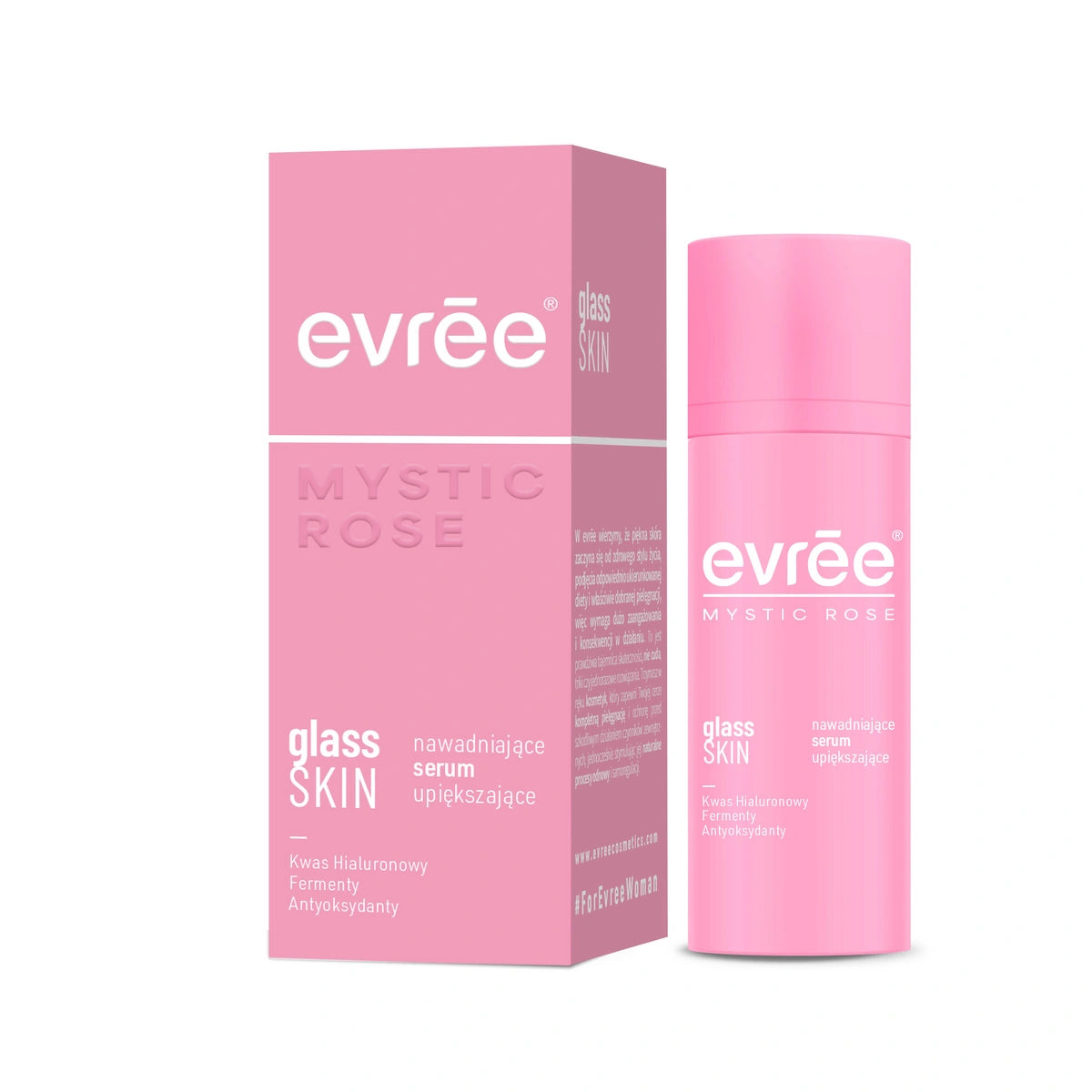 EVREE Mystic Rose Glass Skin Drėkinamasis serumas 30 ml