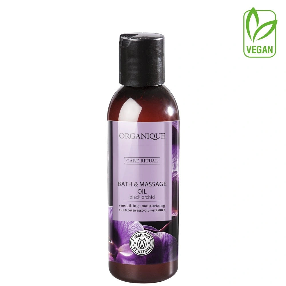 ORGANIQUE Juodųjų orchidėjų maitinamasis aliejus voniai ir masažui 125ml