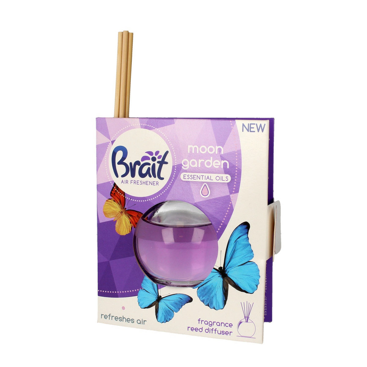 Brait oro gaiviklis su lazdelėmis + Moon Garden 1op.(4 vnt.+40ml)