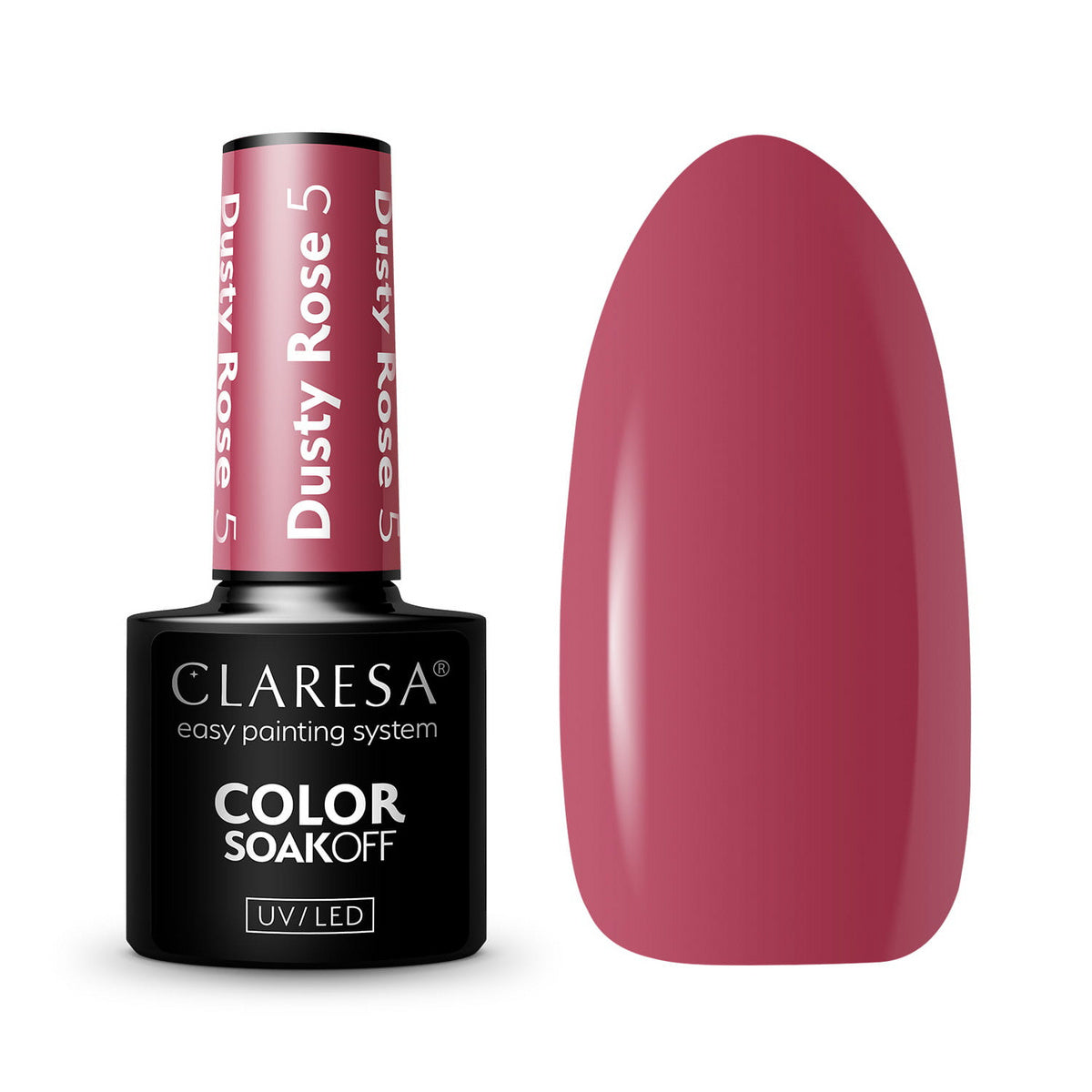 CLARESA Hibridinis lakas Dusty Rose nr 5 5g