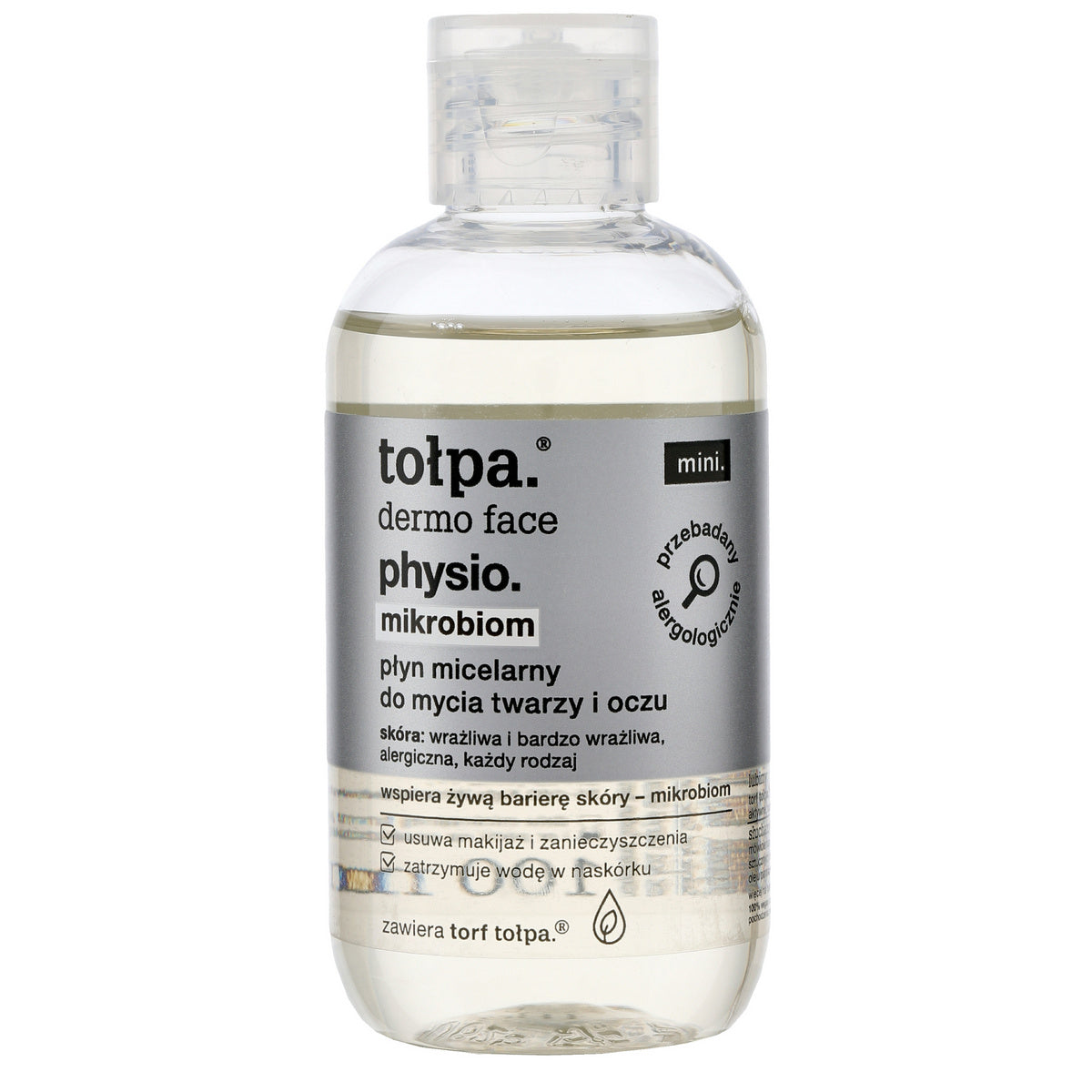 TOŁPA Dermo Face Physio Mikrobiom Micelinė priemonė veidui ir akims 100 ml (mini)