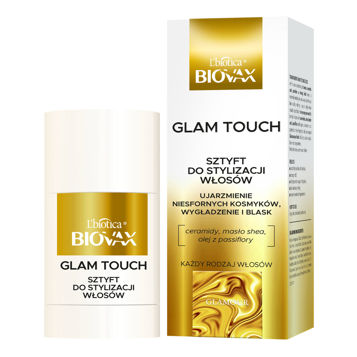 L`BIOTICA Biovax Glamour Išlyginamasis štyftas 25 ml