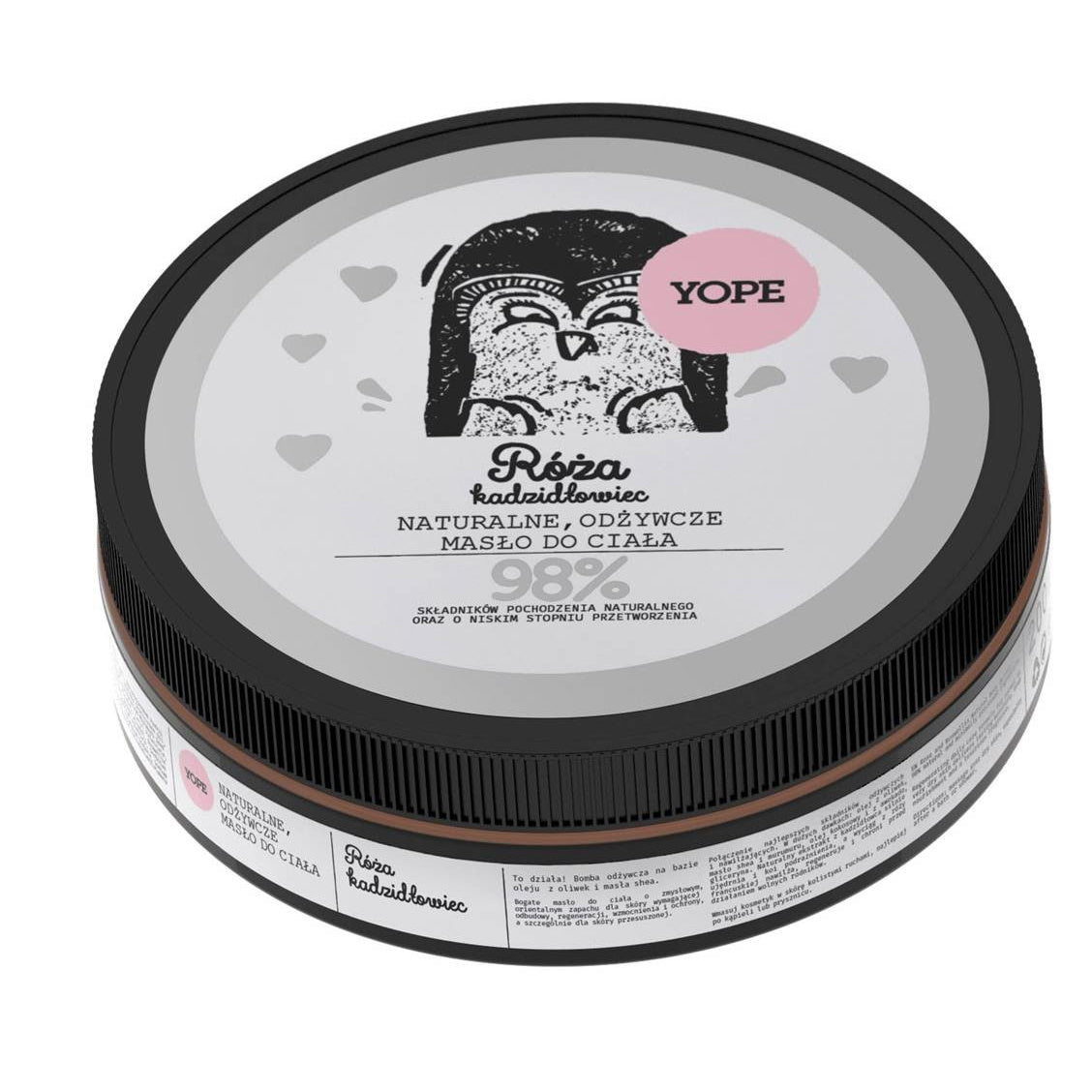 Natūralus kūno sviestas maitinančiuose Rožė ir Kadidalias 200ml
