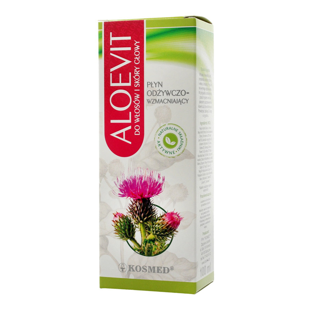 Kosmed Aloevit Maistingas ir stiprinantis skystis plaukams ir galvos odai 100ml