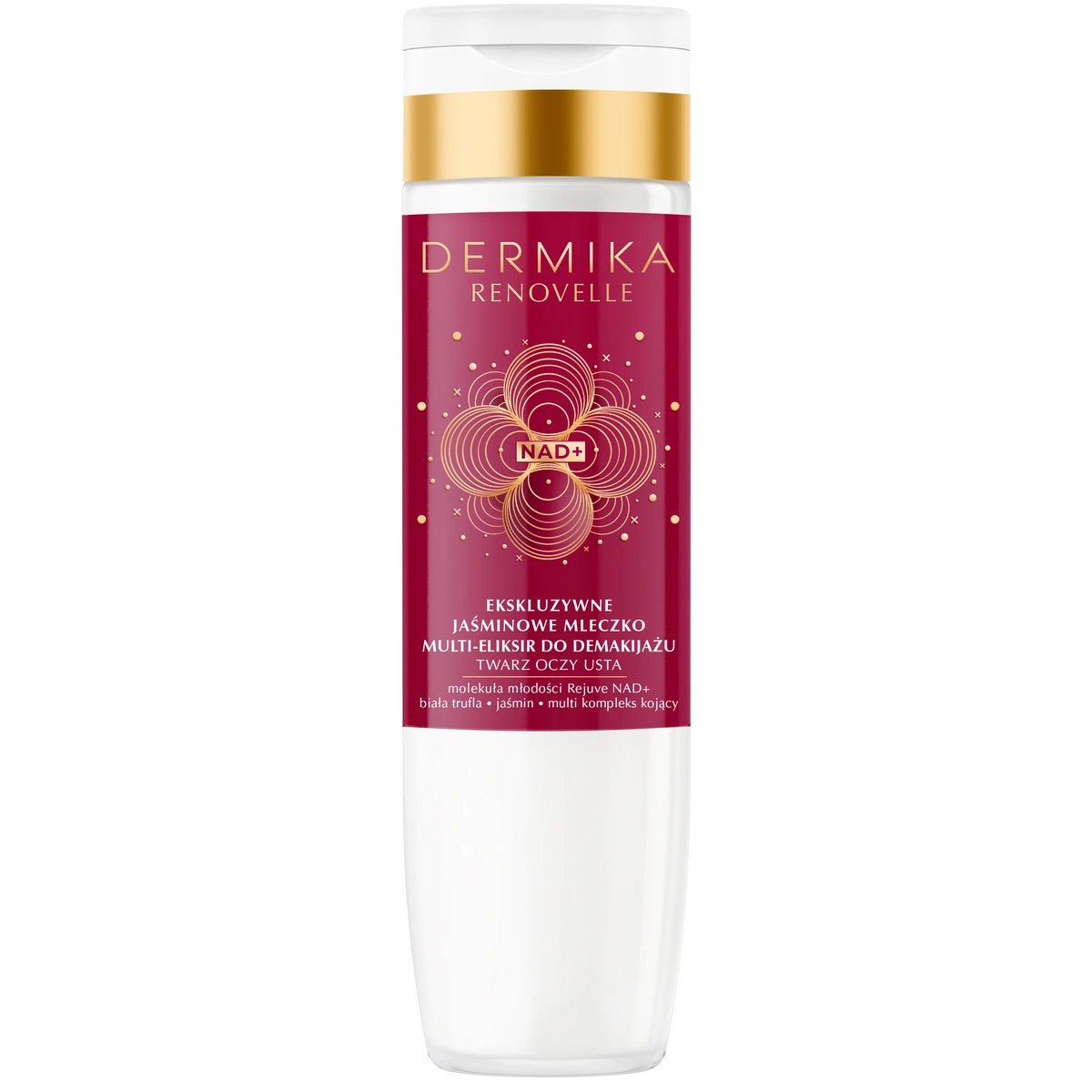 DERMIKA Renovelle Išskirtinis jazminų pienelis - multi eliksyras makiažo valymui 200 ml