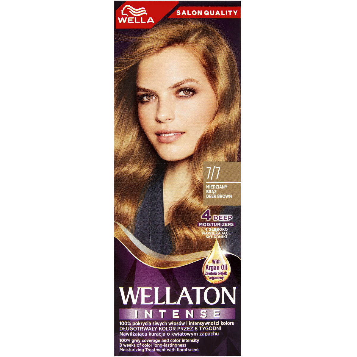 WELLA Wellaton Intense Plaukų dažai 7/7 - Varinis Rudas