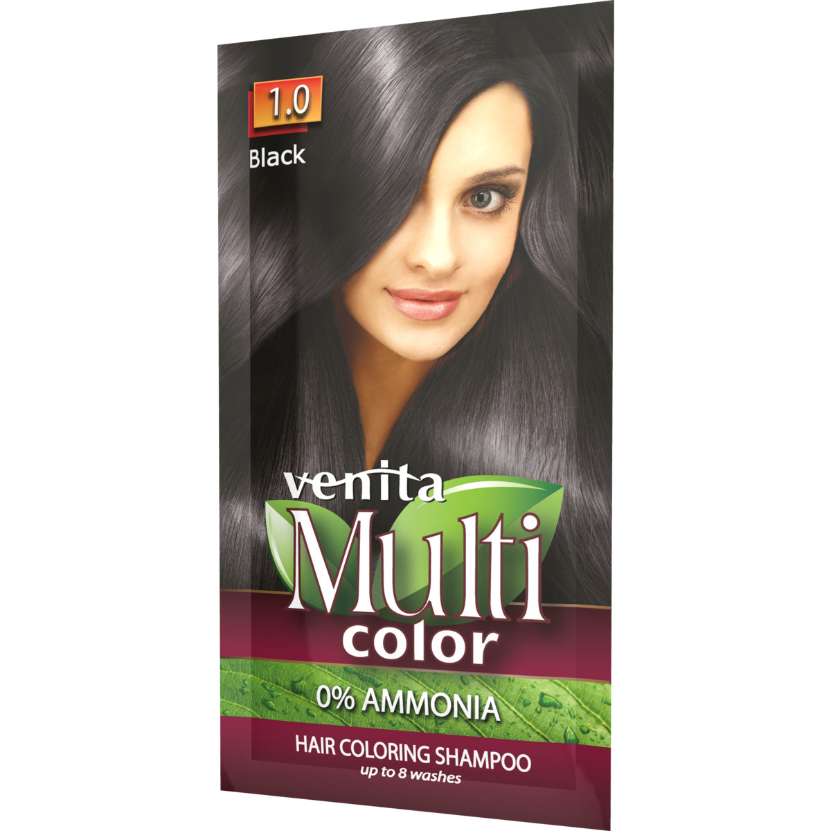 VENITA Multicolor Šampūnas spalvinantis 1.0 Juodas 40 g