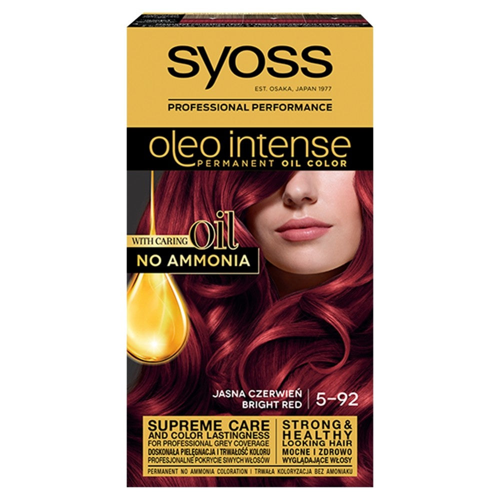 Schwarzkopf Syoss Plaukų dažai Oleo 5-92 šviesi raudona 1op.