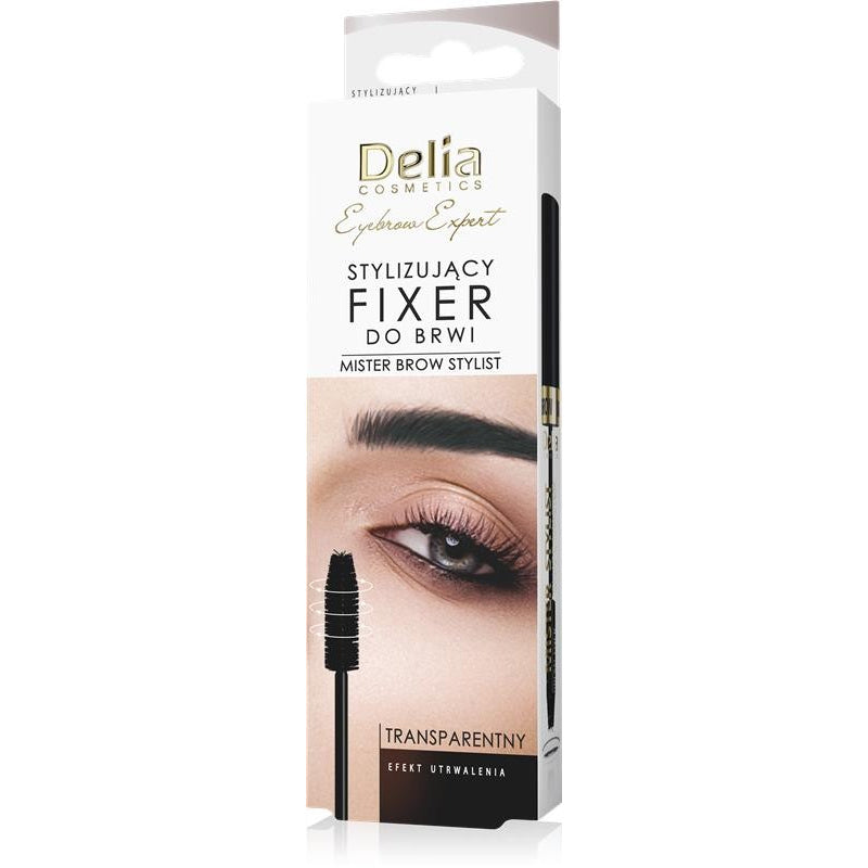 DELIA COSMETICS Eyebrow Expert formuojantis fiksatorius antakiams - skaidrus 11ml