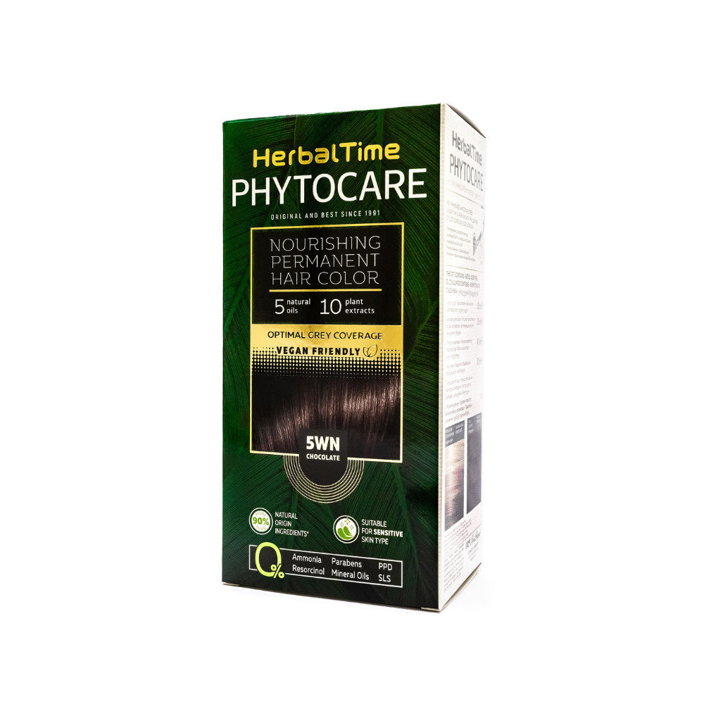 HERBAL TIME Phytocare Natūralių plaukų dažų spalva 5WN Chocolate