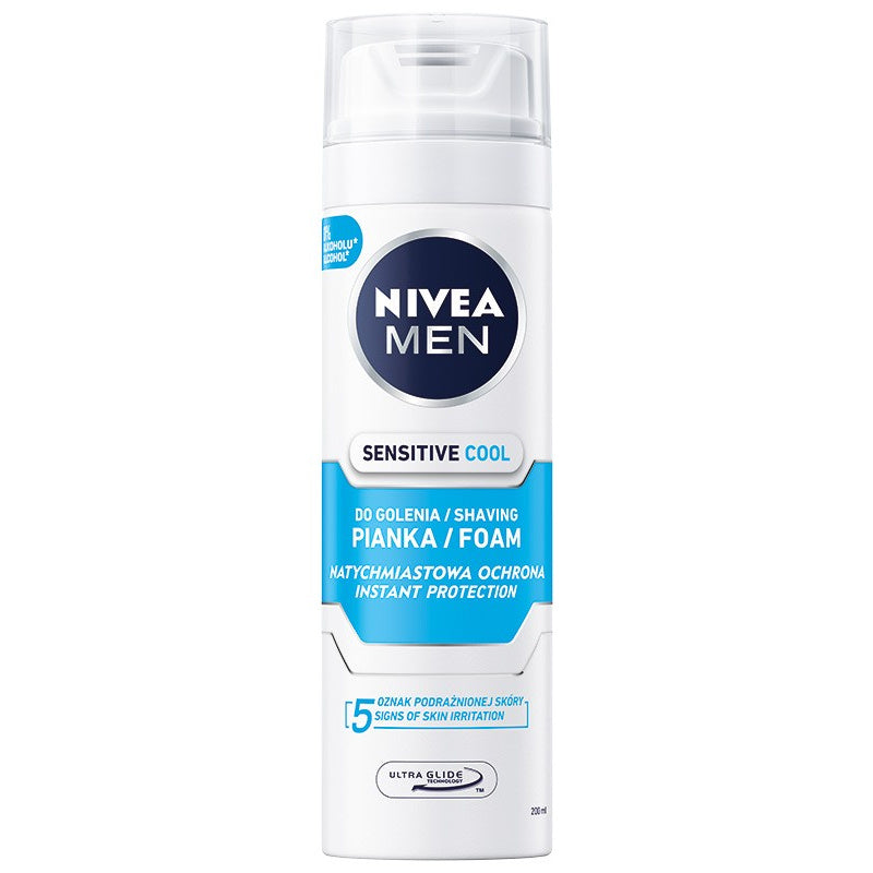 NIVEA MEN Šaldanti skutimosi putos Sensitive Cool 200 ml