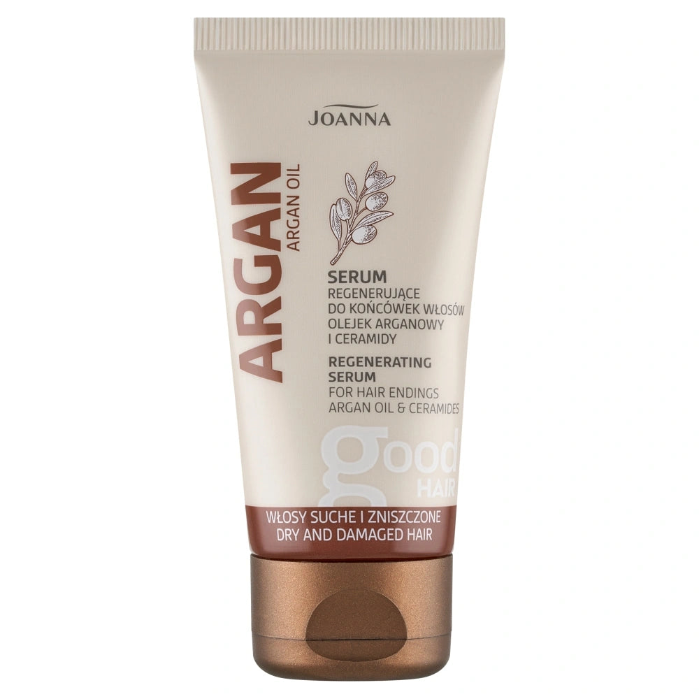 JOANNA Argan Oil Serum regeneruojantis plaukų galiukams su argano aliejumi 50 g