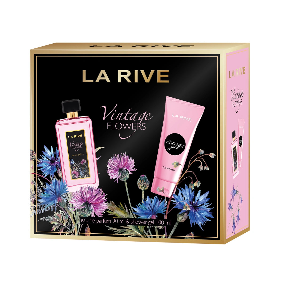 LA RIVE Rinkinys moterims Vintage Flowers Kvepalai 90 ml + Dušo gelis 100 ml