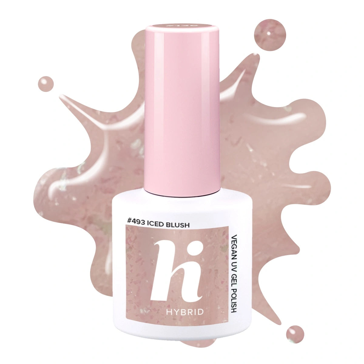 HI HYBRID Frosted Fairytale Hibridinis lakas 493 Iced Blush 5 ml