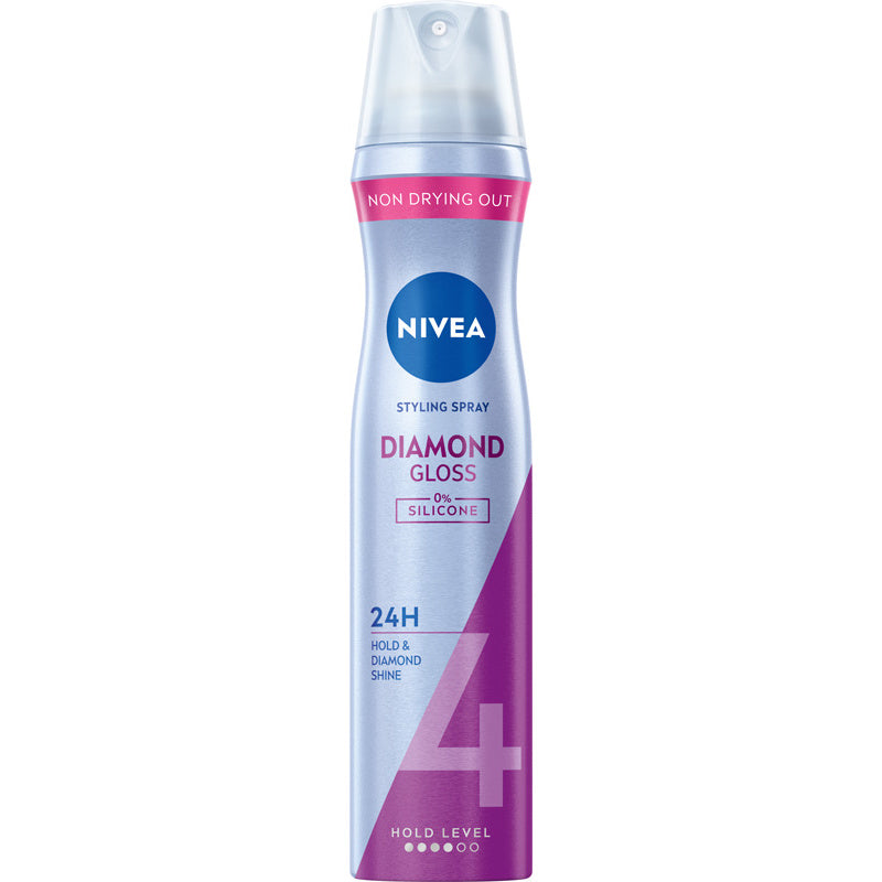 NIVEA Styling Diamond Gloss 4 Plaukų lakas 250 ml