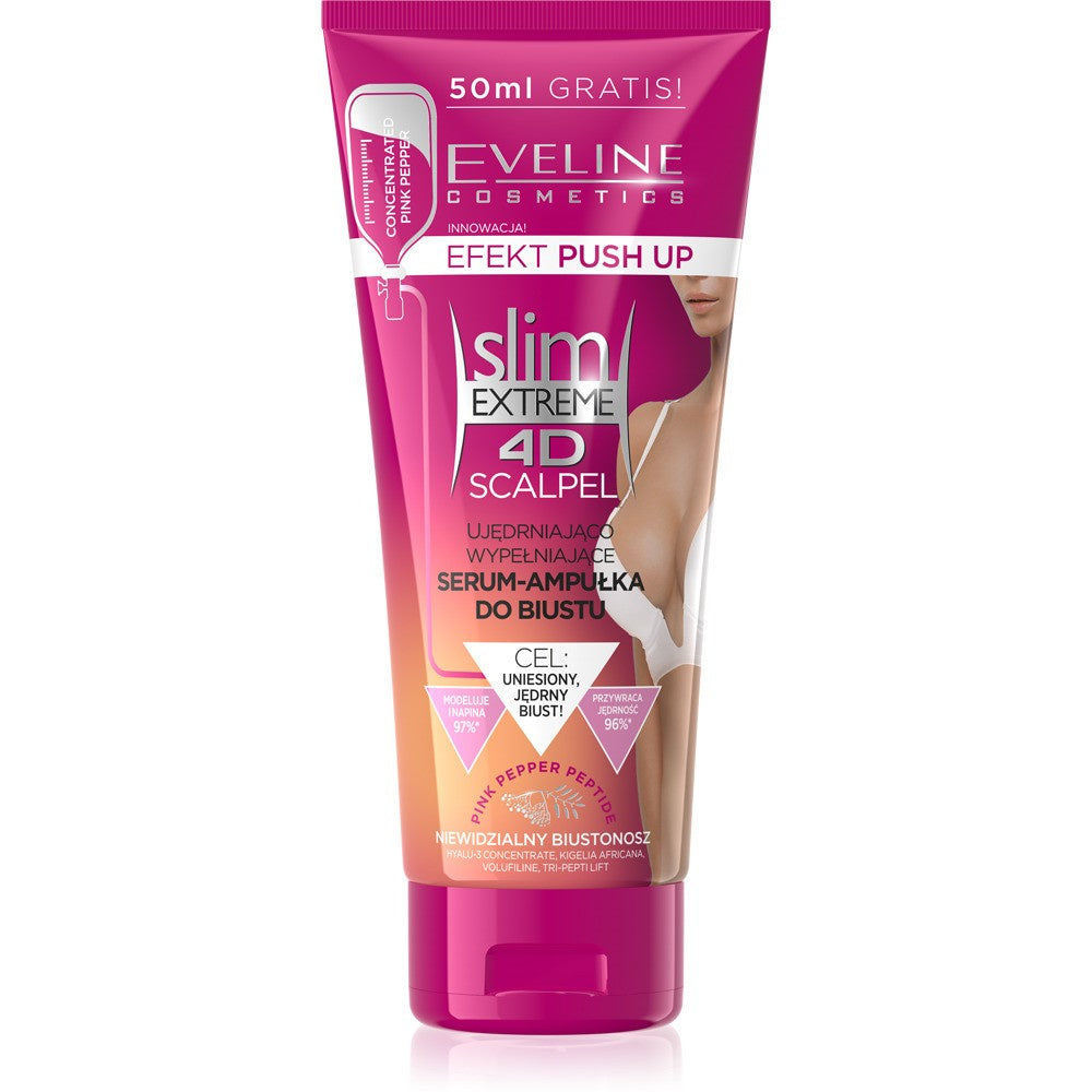 EVELINE Slim Extreme 4D Stangrinantis ir užpildantis serumas-ampulė krūtims 175 ml