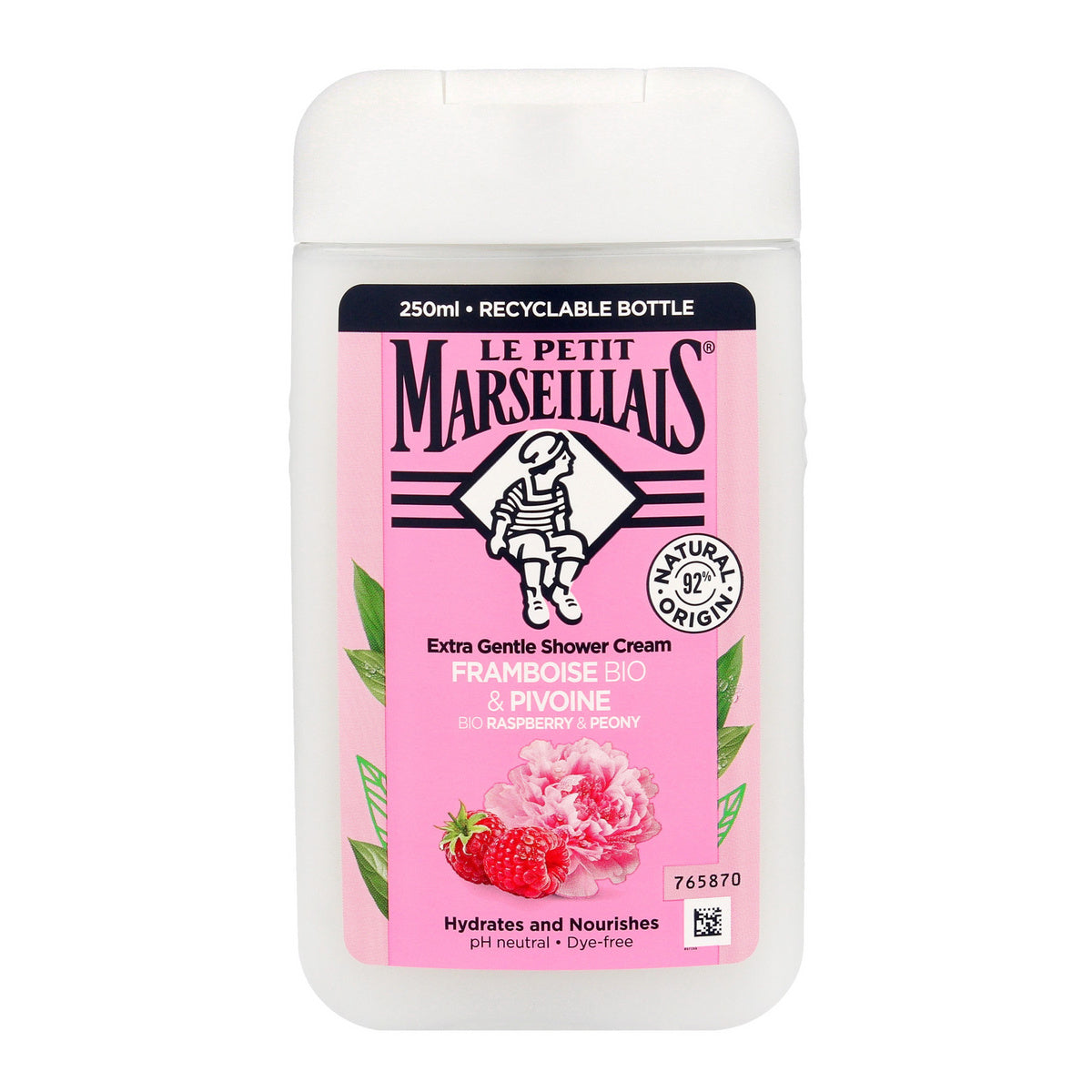 LE PETIT MARSELLAIS Kreminis dušo gelis Avietė & Pionas 250ml